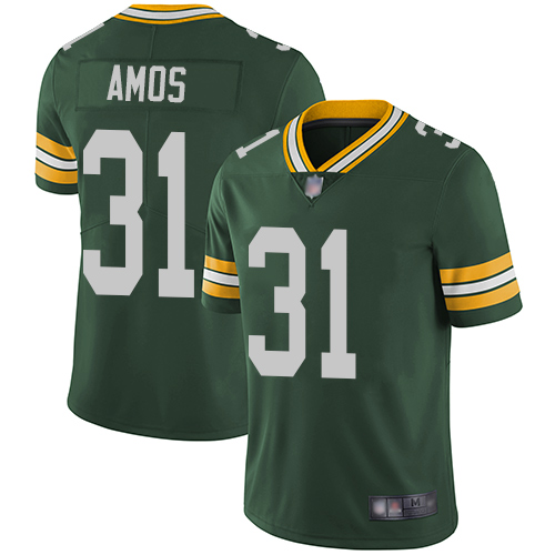 Green Bay Packers Limited Green Men #31 Amos Adrian Home Jersey Nike NFL Vapor Untouchable